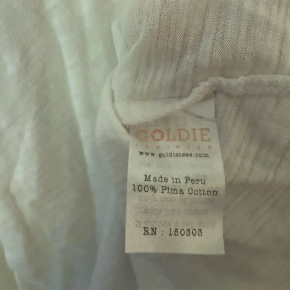 GOLDIE Long Sleeve Pavé Ringer Tee - Picture 5 of 5